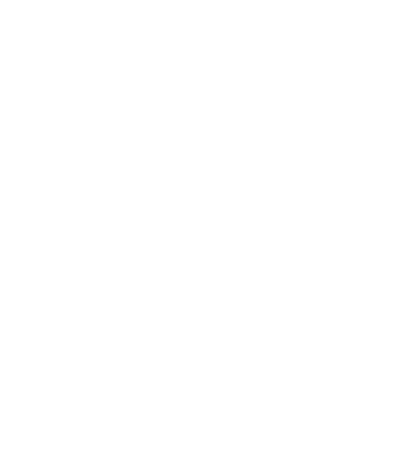 Line drawing of a woven textile structure with interlaced threads around a rectangular channel